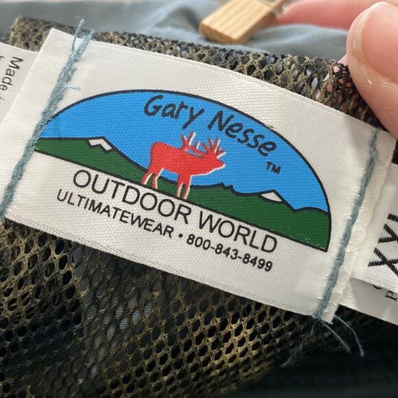 Gary Nesse Outdoor World grey quilted shooting hunting shirt men’s size XXL - Picture 4 of 13